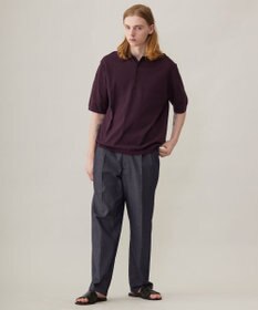 UNFILO MENS FINE MOVE ニットポロ [24年春夏商品]