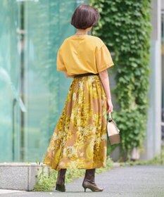 自由区 【WEB限定カラーあり】【UVカット・吸水速乾・洗える】ツイストプレーンラッフルスリーブ カットソー