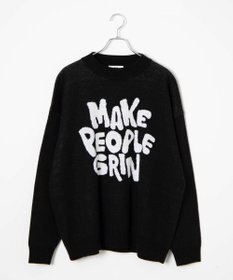 WEGO オーバーフィットジャガードプルオーバー