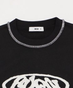 WEGO 【ユニセックス着用ITEM】ショートカラーステッチサガラロゴプルオーバー