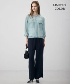 ICB L 【CLASSY.掲載・新色追加・WEB限定カラーあり】FluidBackSatin ワイドパンツ