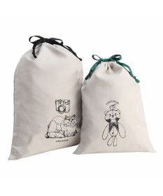 ACE BAGS & LUGGAGE HAyU × ace.  巾着 2点セット 猫柄 17824