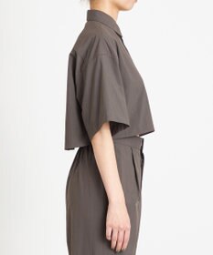 NAVE 【ReNAVE　撥水機能・UVカット・透湿・接触冷感・洗える】ナイロンタスランシャツ