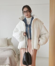 WEGO 【2WAYフード取り外し可能/あったかい】２WAYパディングブルゾン