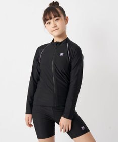 OP／FILA 【FILA】スタンドカラー長袖フルジップラッシュガード