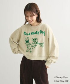 Green Parks トイストーリー／立体ロゴショートプルオーバー