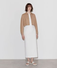 NAVE 【Nave　洗える】バルキーツイル ジップアップブルゾン