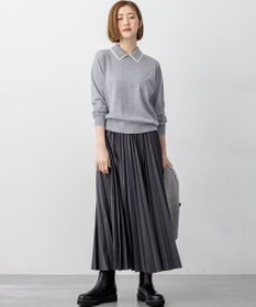 23区 S 【見上愛さん着用/CanCam11月号掲載】パウダリータイプライター プリーツ スカート