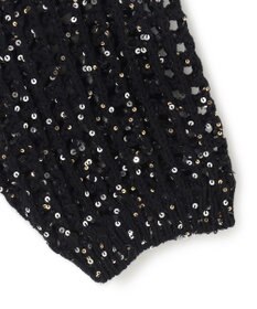 BEIGE， 【洗える】BARQUIER / スパンコールニット