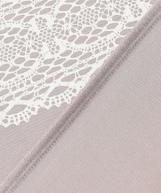 23区GOLF 【WOMEN/EC限定】レース柄 モックネック トレーナー