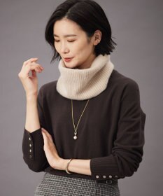 J.PRESS LADIES ピュアカシミヤ ネックウォーマー