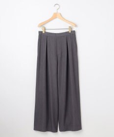 組曲 L 【加藤ローサさん着用】ラメストライプ ワイドパンツ