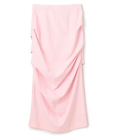 BEIGE， 【接触冷感/UVカット/洗える】YANN / サイドタックIラインロングスカート