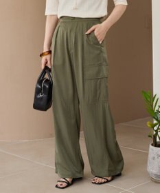 AMERICAN HOLIC サテンカーゴパンツ