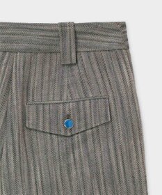 Paul Smith ドレープヘリンボーン ワイドトラウザーズ