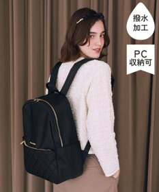 Maison de FLEUR 撥水加工キルティングポケットリュック