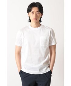 DAKS エンボスロゴ コットンTシャツ
