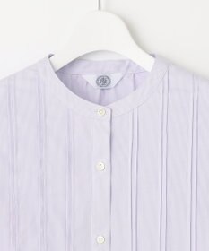 J.PRESS LADIES 【洗える】 BEZ VEGA ピンタック ストライプ ブラウス