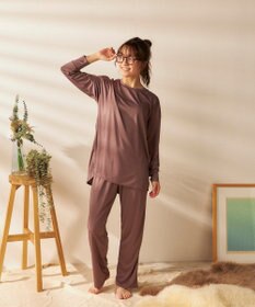 OP／FILA 【FILA】犬や猫の毛がつきにくいルームウェア上下セット/長袖