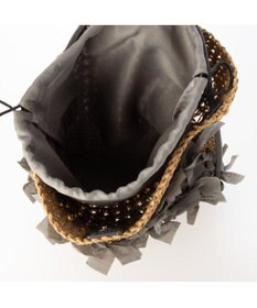 UNBILLION カシュカシュ cachecache / ペーパー手編みリボントート