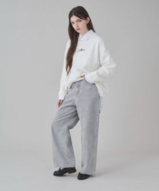 WEGO 【ユニセックス着用ITEM/SMLサイズ展開/ウエスト調整可】バギーデニムパンツ