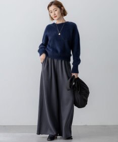 23区 フォックスカシミヤファー ショート丈 ニット