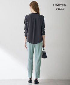 ICB L 【6/12-6/28期間限定・受注生産・WEB限定】BackSatinAmunzen キーネックブラウス
