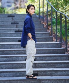 JOSEPH ABBOUD MOUNTAIN 【CREA掲載・レディースシルエット・ECO撥水/抗菌性/軽量】タスランワッシャー クライミングカーゴ パンツ