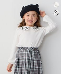 ANY KIDS 音符＆鍵盤デザインブラウス