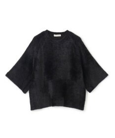 UNFILO L ナイロンシャギー  ハーフスリーブ プルオーバー