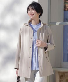 洗える・撥水】ドライツイルストレッチ フーディ アウター / J