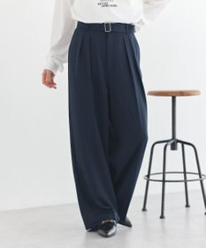 earth music&ecology 【予約】アソートツータックベルトパンツ