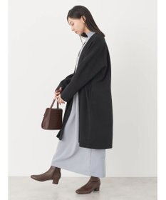 earth music&ecology 圧縮風ポンチコーディガン