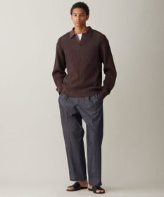 UNFILO MENS メッシュ ニットポロ [24年春夏商品]