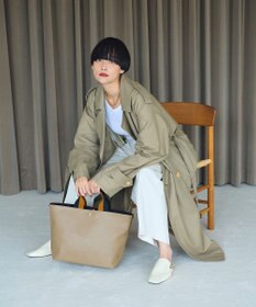 TOPKAPI 【Breath TOPKAPI】SCOTCH GRAIN スコッチグレイン プレーン 2トーンテープ ハンドル トートバッグ L