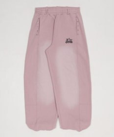 WEGO 【ウエストゴム】ロゴスウェットパンツ