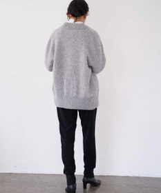 TOQUE 〈大草直子さんアドバイザー〉ベビーアルパカ×ウール縮絨ニットカーディガン