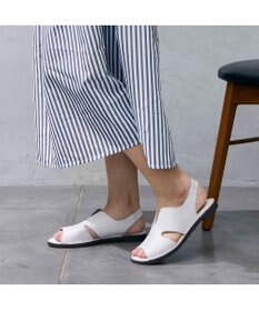 ing <ing>【サスティナブルシリーズ】サイドオープンサンダル