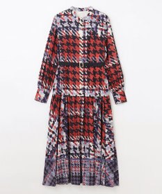 GRACE CONTINENTAL キカプリントティアードワンピース