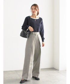 Te chichi スクエアチャームキーネックプルオーバー