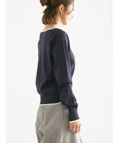 Te chichi スクエアチャームキーネックプルオーバー