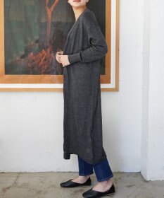 TOQUE 〈大草直子さんアドバイザー〉アルパカシルクニット ロングカーディガン