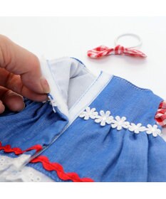 Mother garden マザーガーデン うさももドール プチマスコット Ｓサイズ 用 着せ替えお洋服 《チューリップ服》