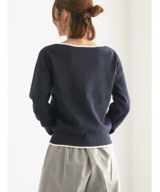 Te chichi スクエアチャームキーネックプルオーバー