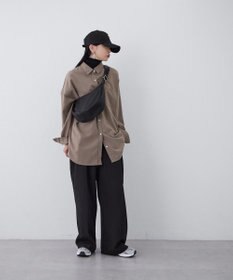 russet ナイロンラウンドショルダーバッグ (CE-1327-WEB)