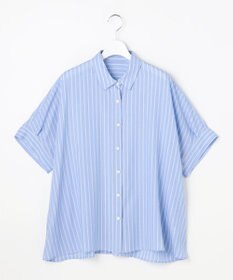 自由区 【接触冷感・UVケア・抗菌防臭・洗える】リヨセルポプリン ブラウス