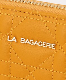 LA BAGAGERIE シープキルティング　ラウンドウォレット