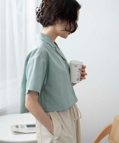 WEGO オープンカラーショートシャツ