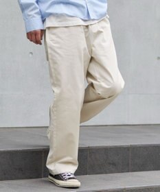 WEGO 【ユニセックス着用ITEM/XSSMLサイズ展開/ウエストゴム】ユルフィットコットンイージーパンツ