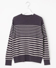 J.PRESS LADIES L SOFT TOUCH WOOL ボーダー ニット